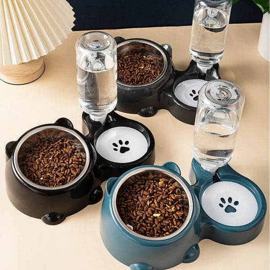Integrated Pet Feeder Dispenser