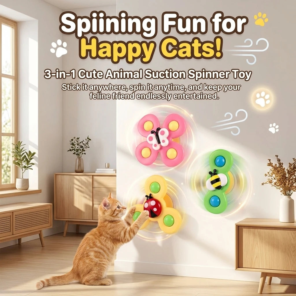 Spinning Cat Insect Toy