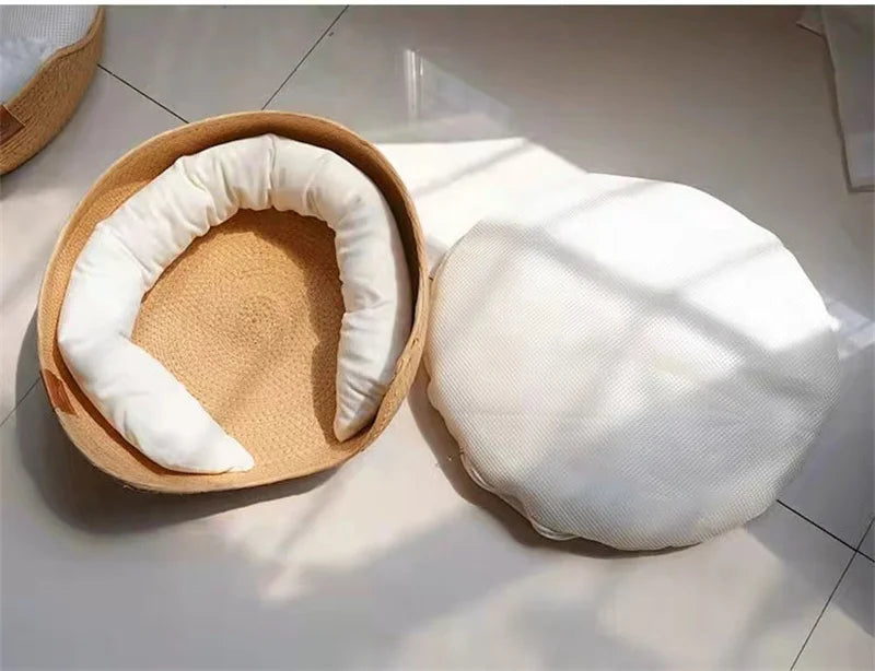 Bamboo Weave Pet Sofa
