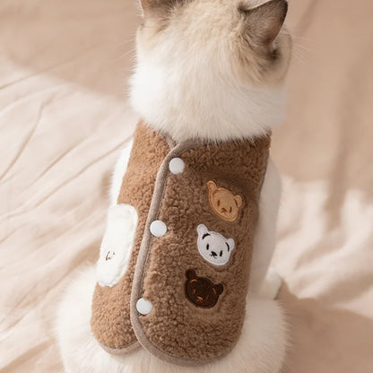 Fleece Warm Pet Vest