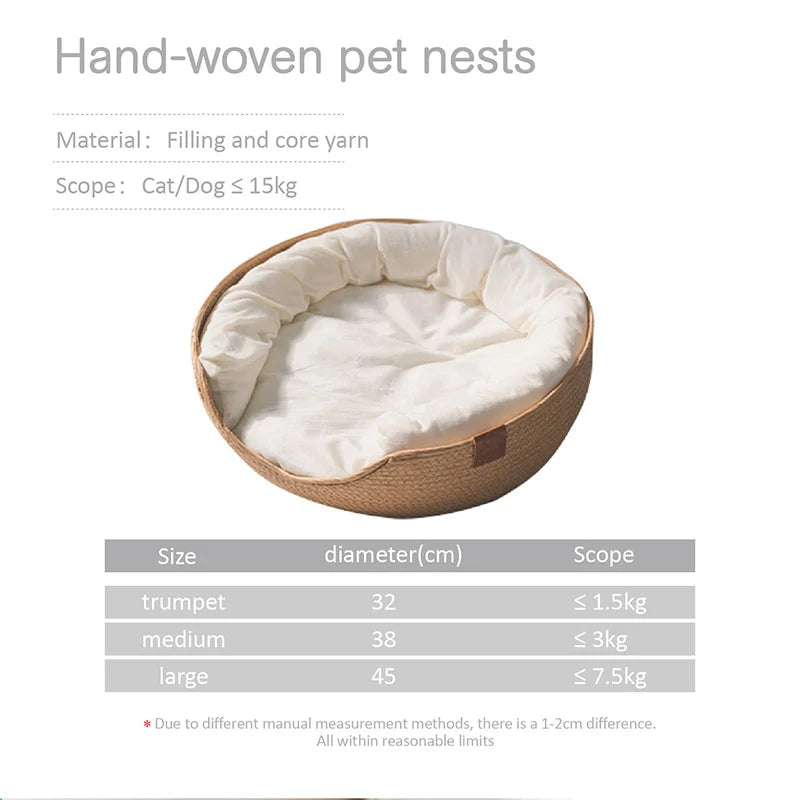 Bamboo Weave Pet Sofa