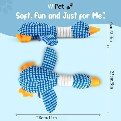 Goose Plush Dog Toy
