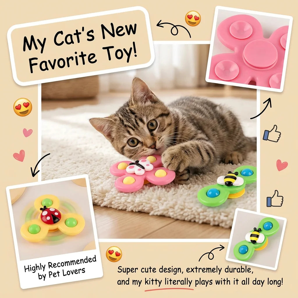 Spinning Cat Insect Toy