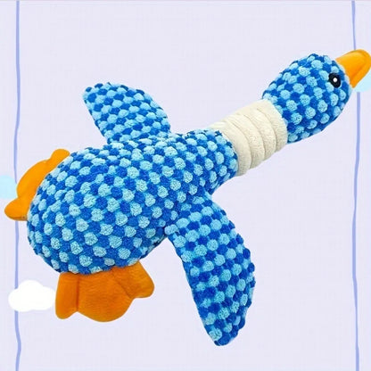 Goose Plush Dog Toy