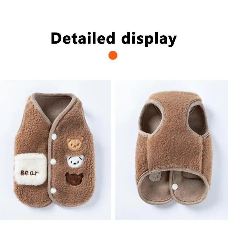 Fleece Warm Pet Vest