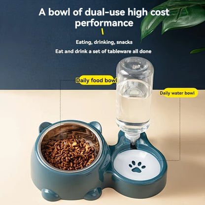 Integrated Pet Feeder Dispenser
