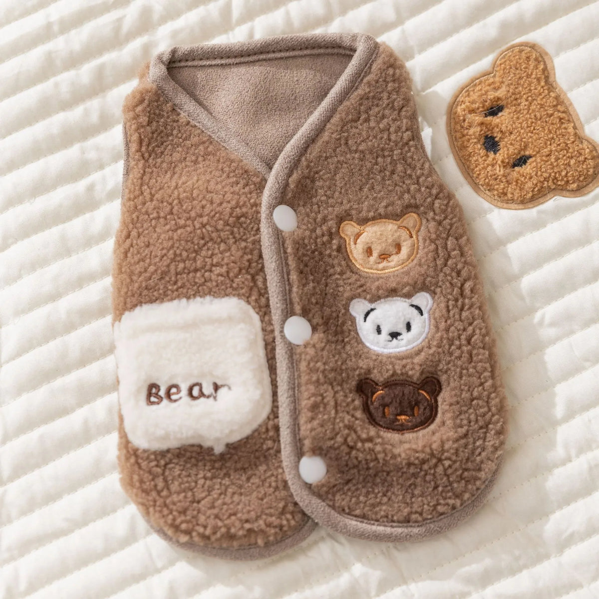 Fleece Warm Pet Vest