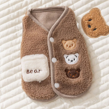 Fleece Warm Pet Vest