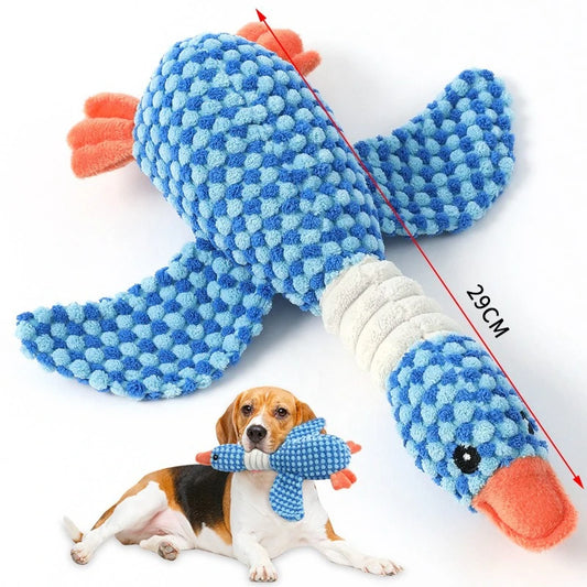 Goose Plush Dog Toy
