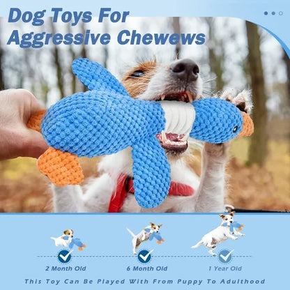 Goose Plush Dog Toy