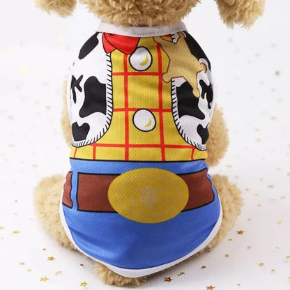 Cartoon Print Dog Vest