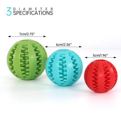 Rubber Pet Chew Balls